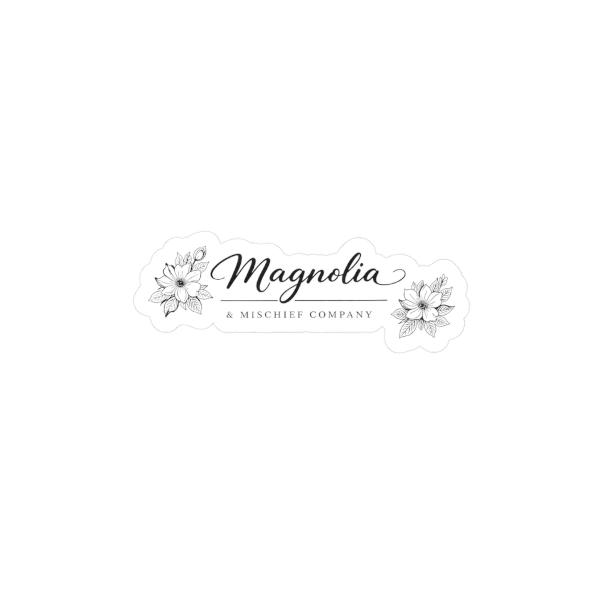 magnolia & mischief logo vinyl decal