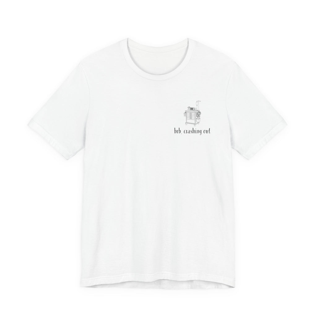 brb, crashing out tee