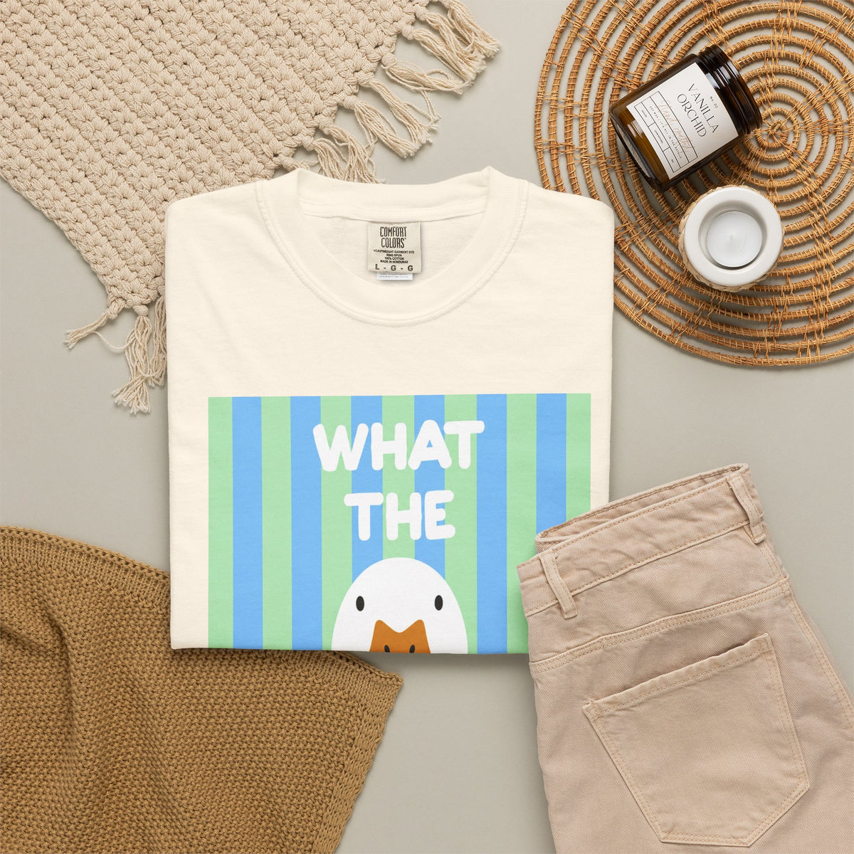 What The Duck Tee-COMFORT COLORS