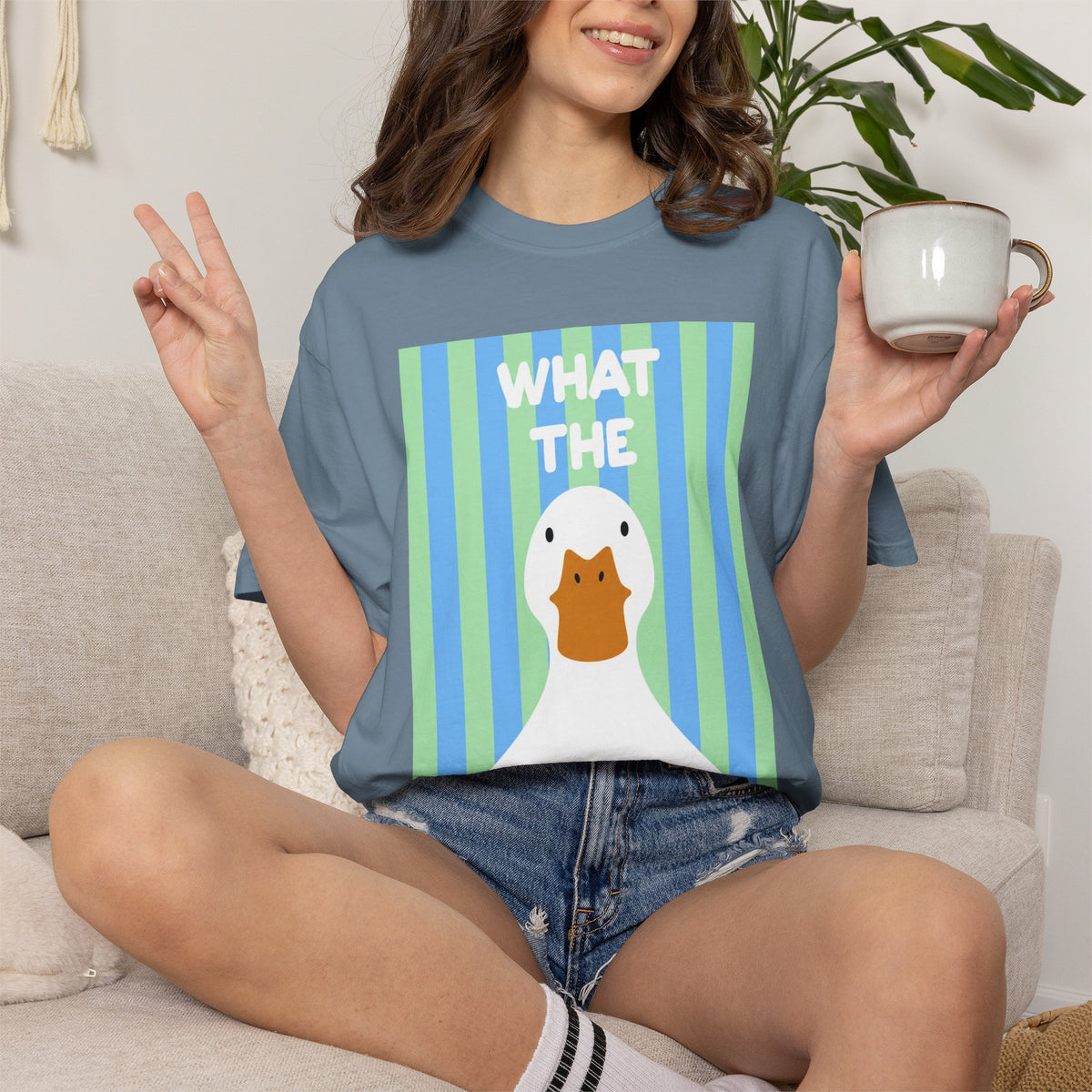 What The Duck Tee-COMFORT COLORS