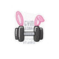 Gym Bunny Decal