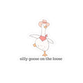 silly goose vinyl decal
