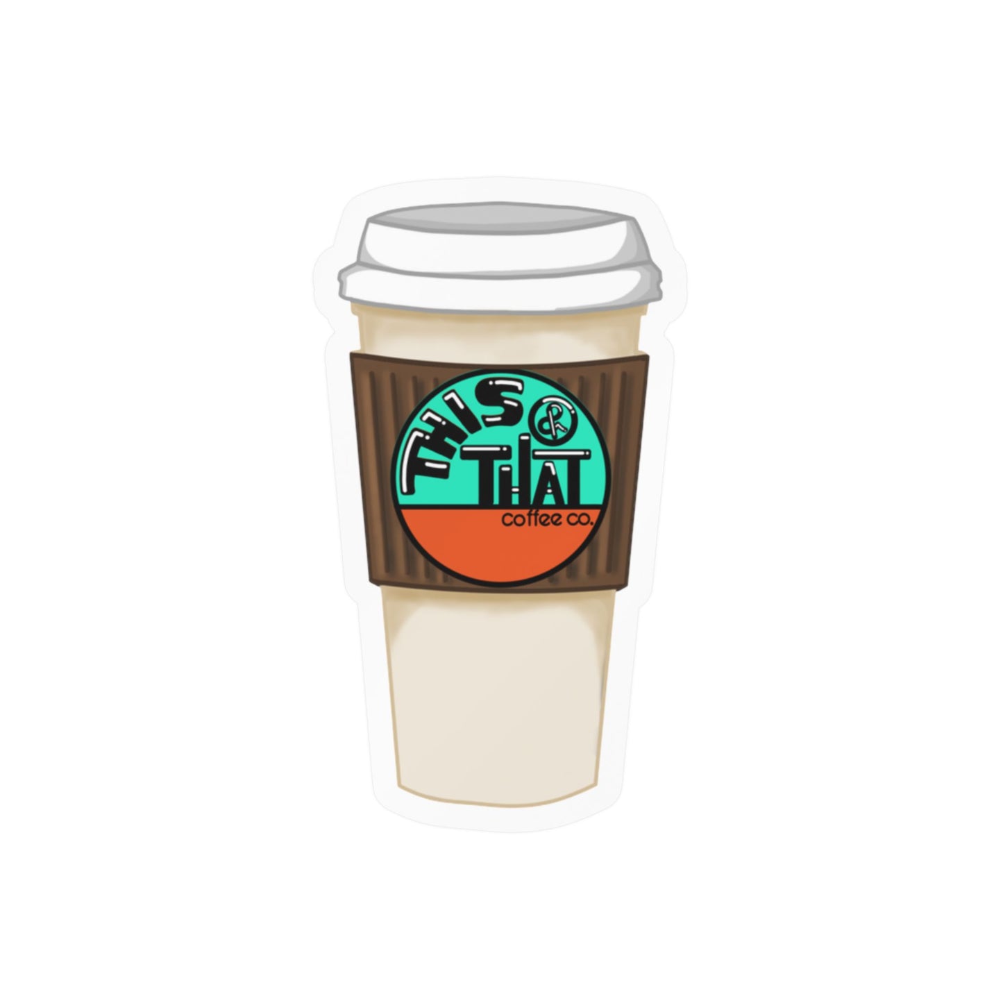 T&T Coffee Co Cup Decal