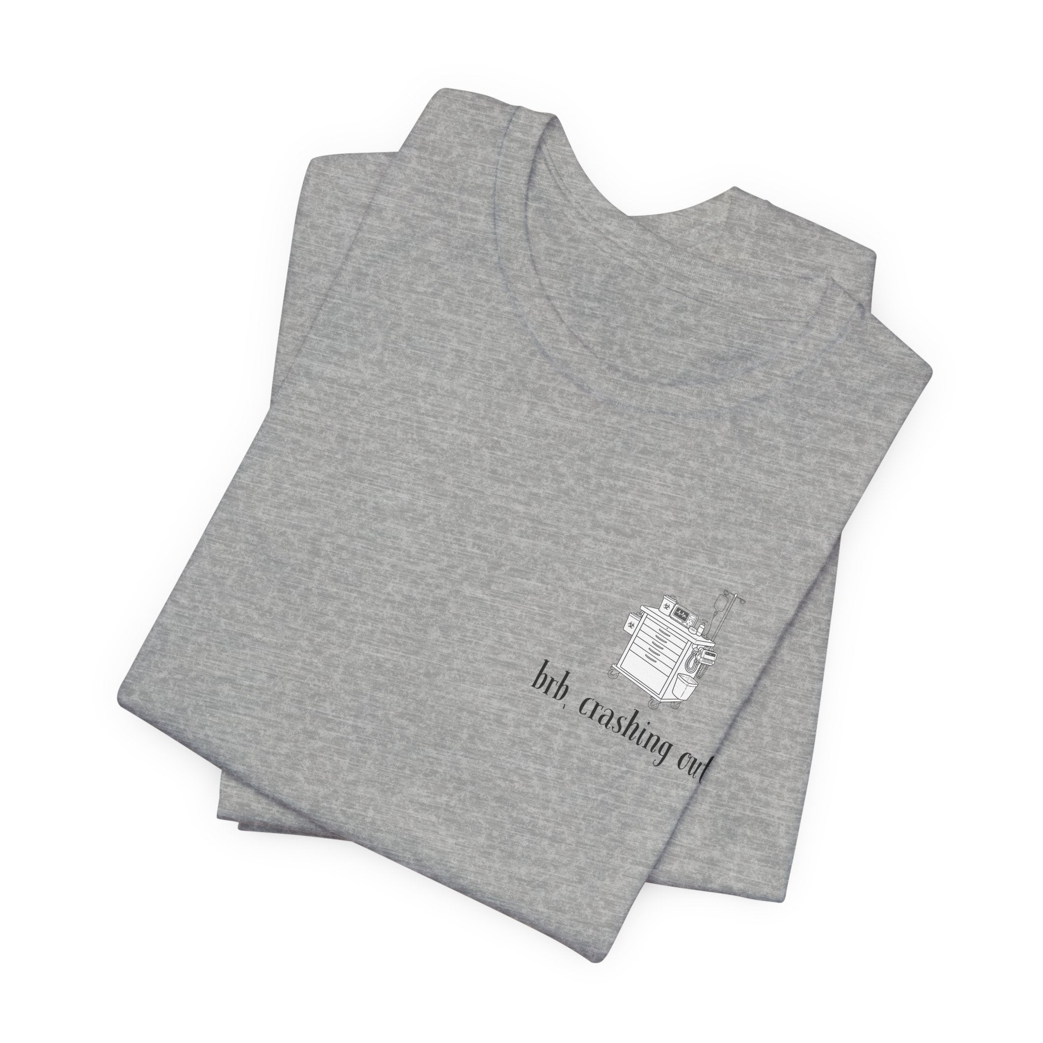 brb, crashing out tee