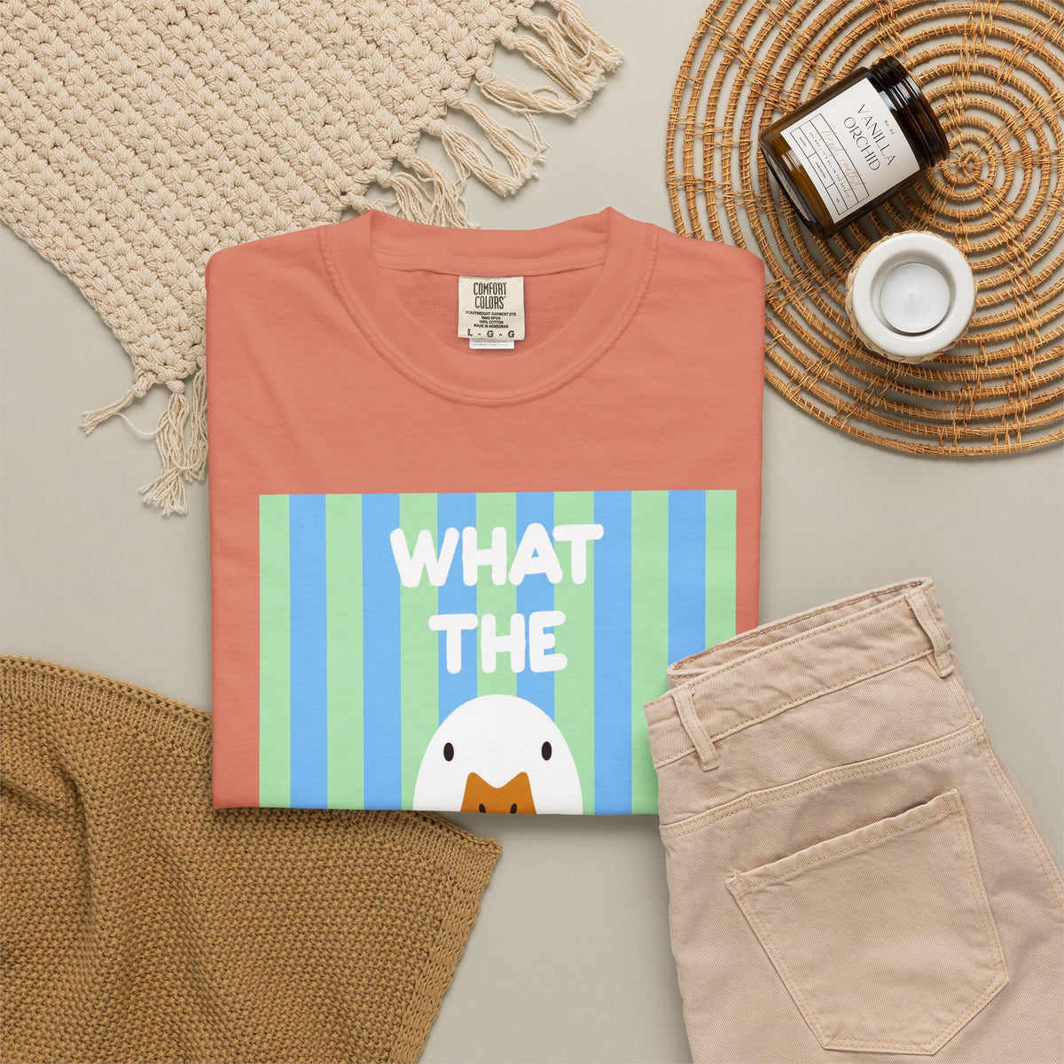What The Duck Tee-COMFORT COLORS