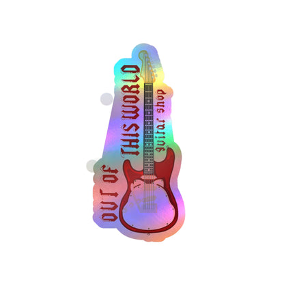 Out of this World Guitar Shop Decal