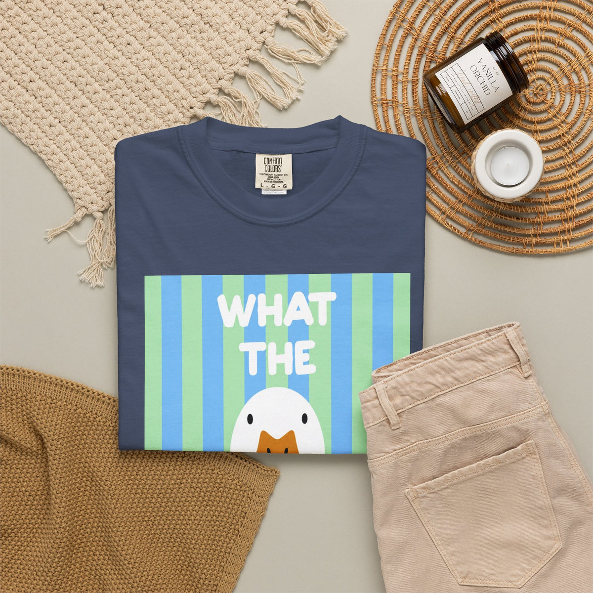 What The Duck Tee-COMFORT COLORS