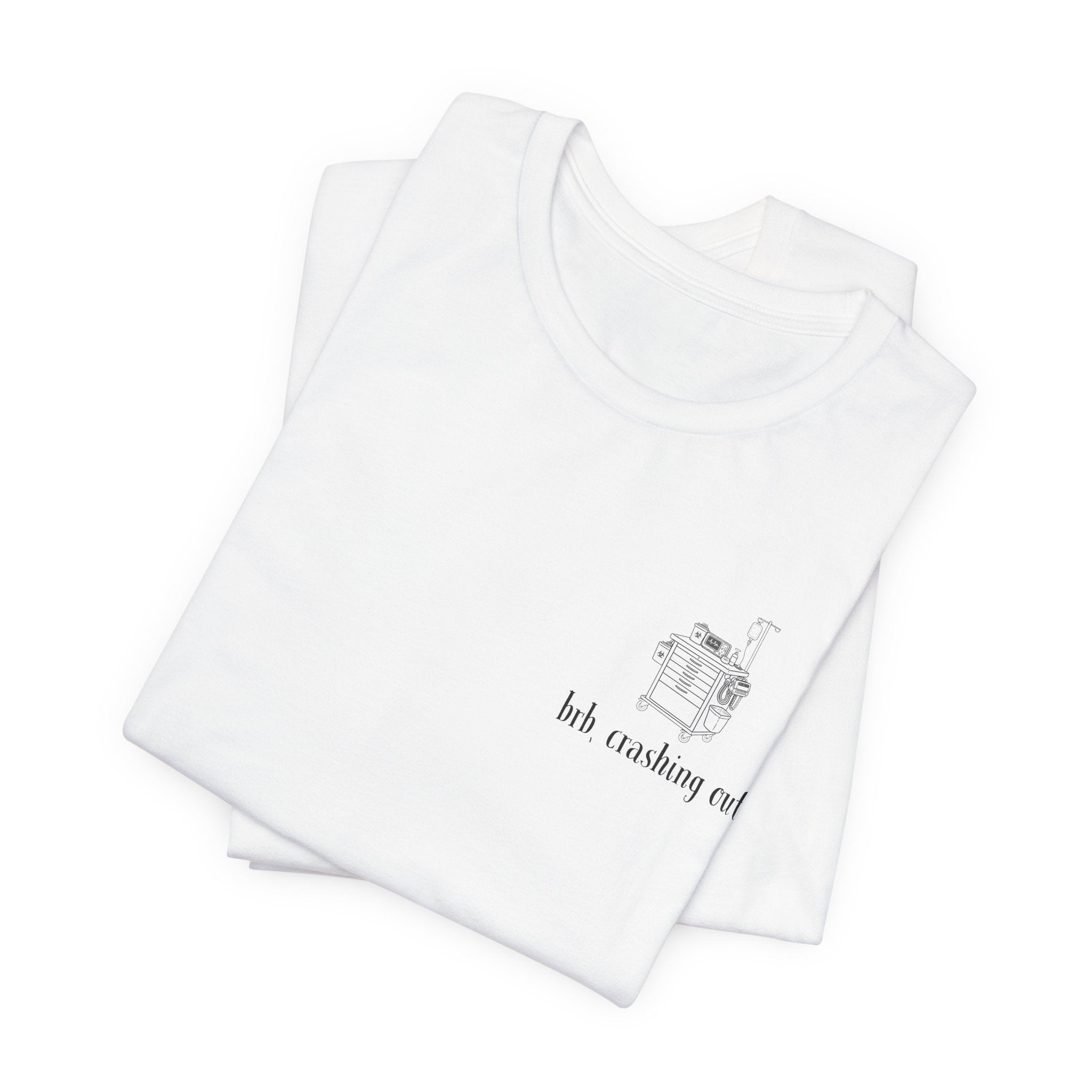 brb, crashing out tee