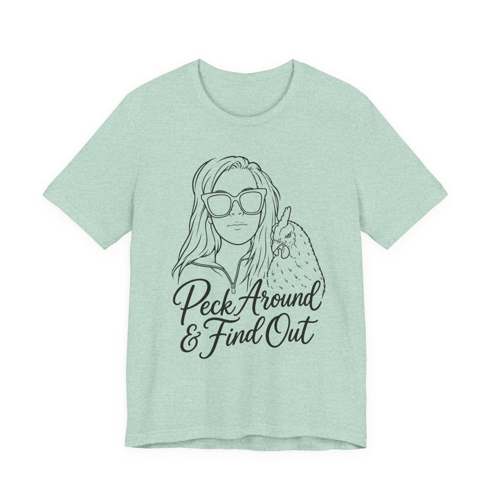 Peck Around Tee
