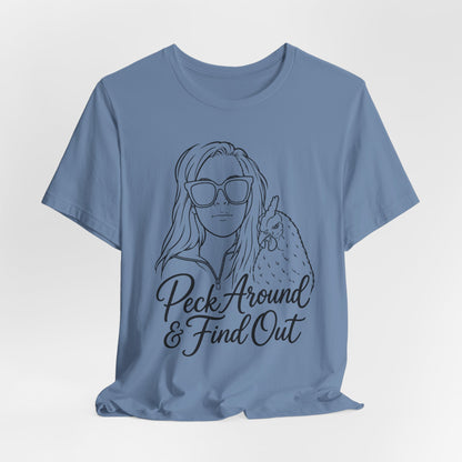 Peck Around Tee