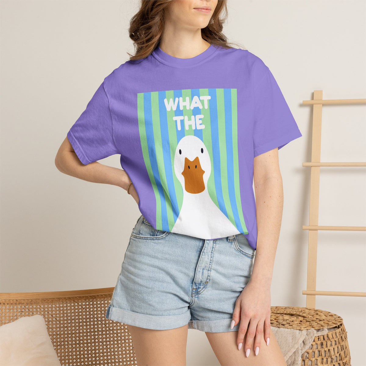 What The Duck Tee-COMFORT COLORS