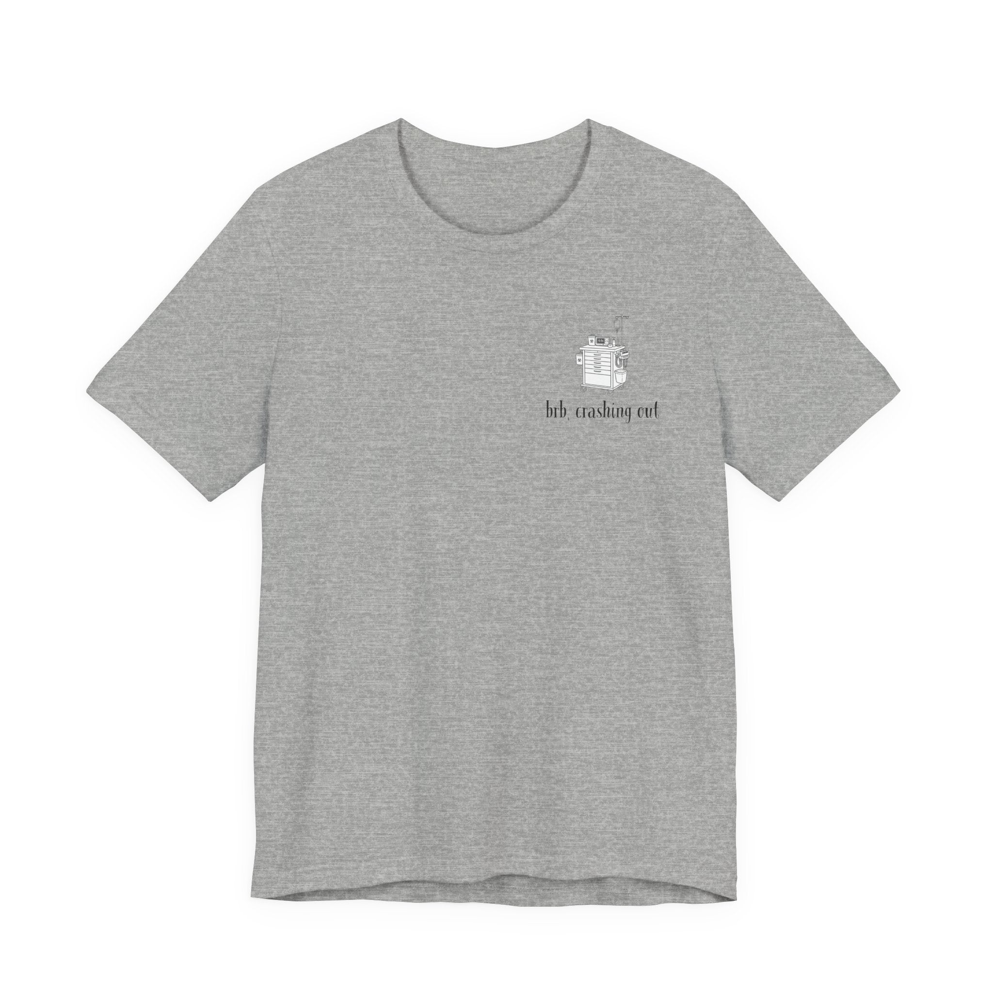 brb, crashing out tee
