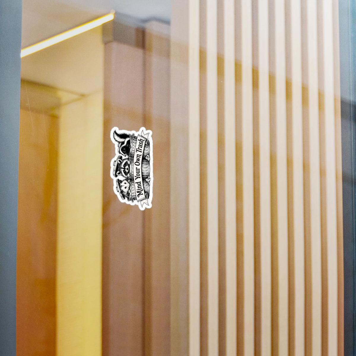 Mind Your Trash Decal