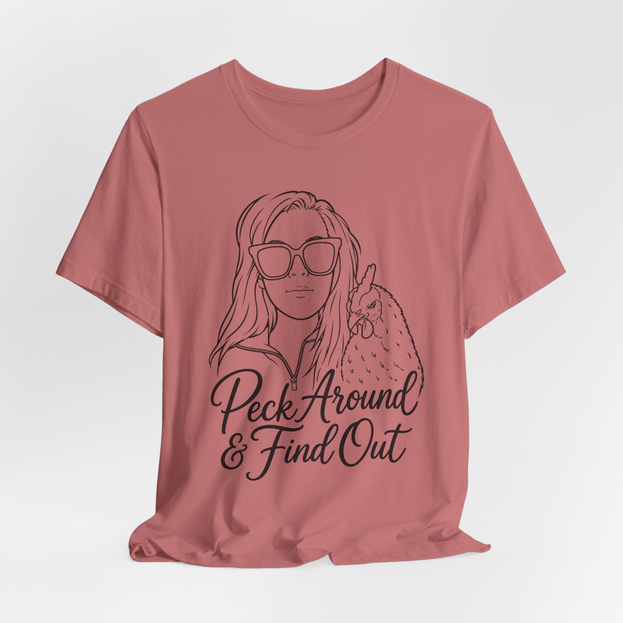 Peck Around Tee