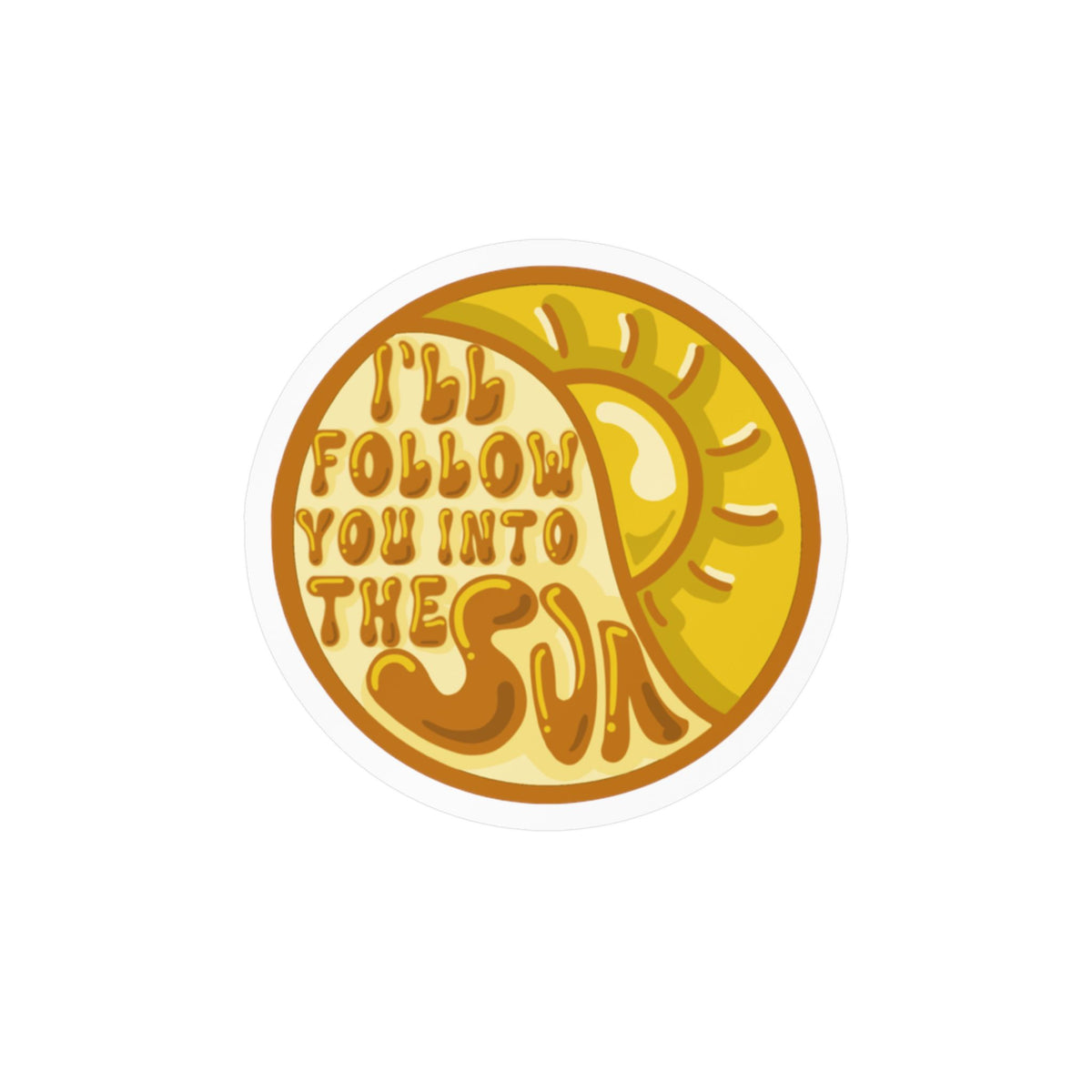 Into The Sun Decal