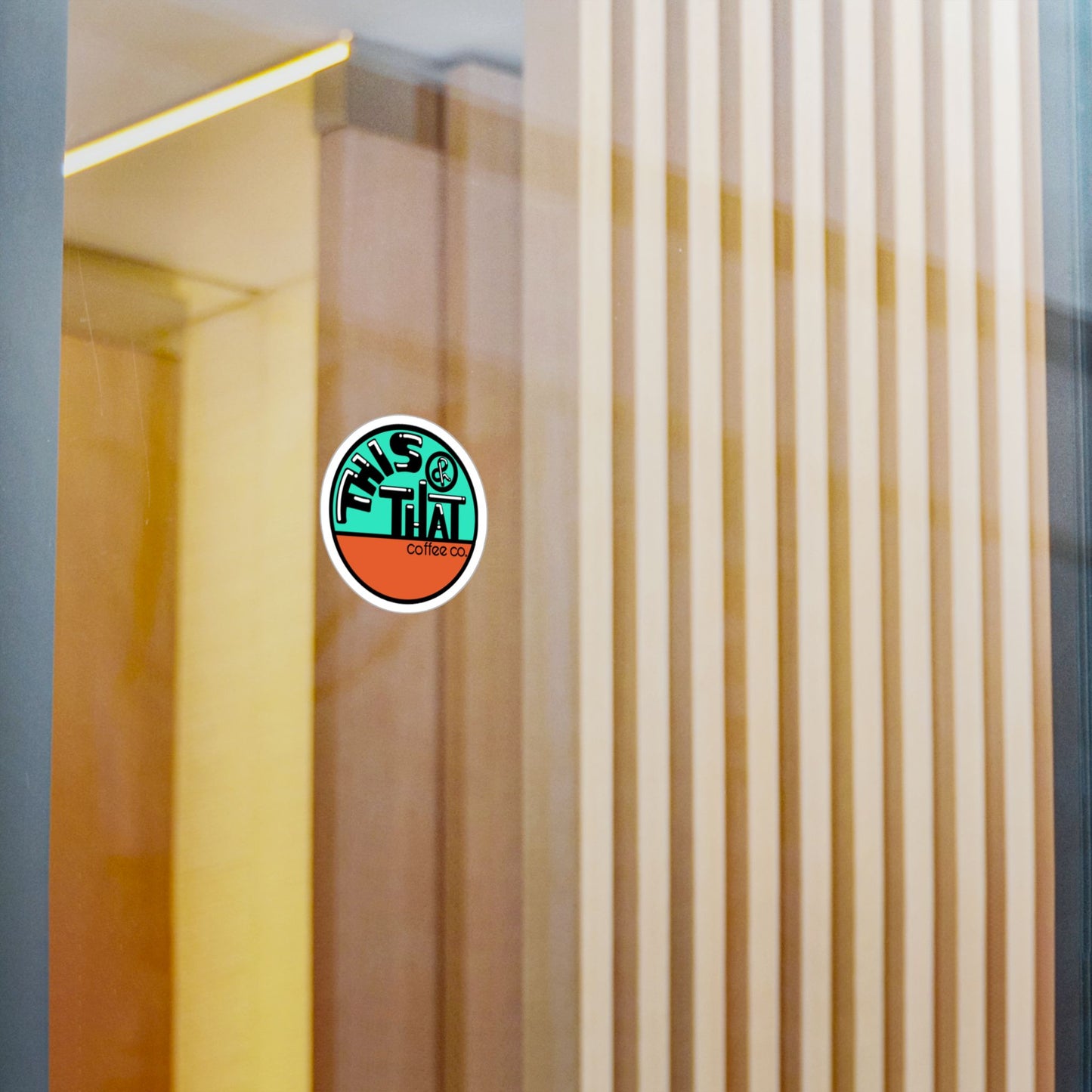 T&T Coffee Co Logo Decal