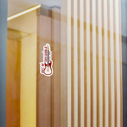 Out of this World Guitar Shop Decal