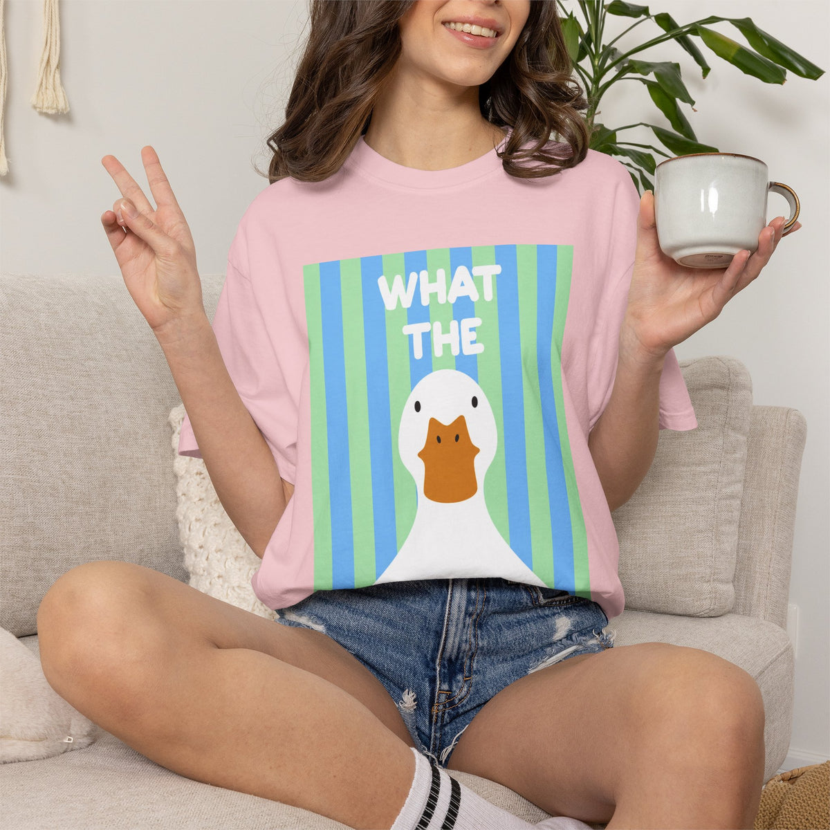 What The Duck Tee-COMFORT COLORS