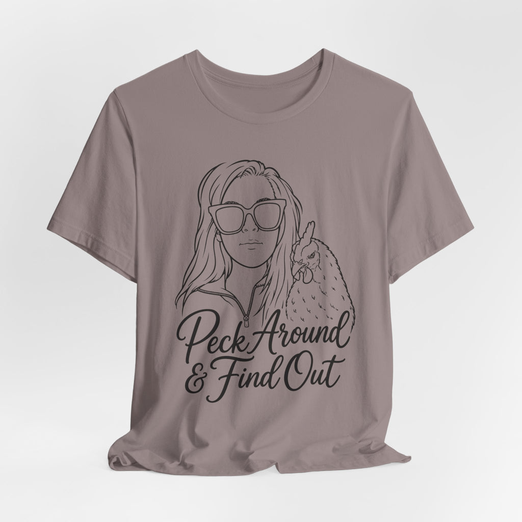 Peck Around Tee
