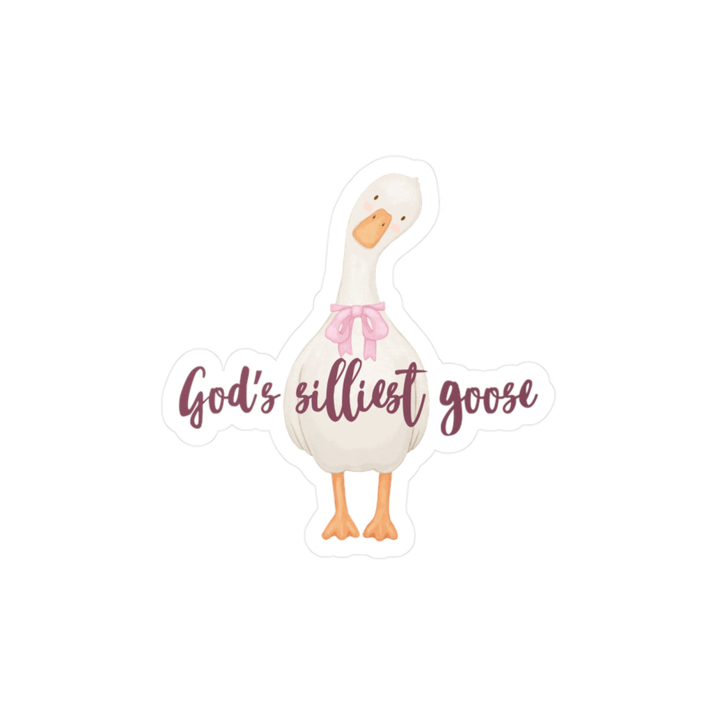God’s silliest goose vinyl decal