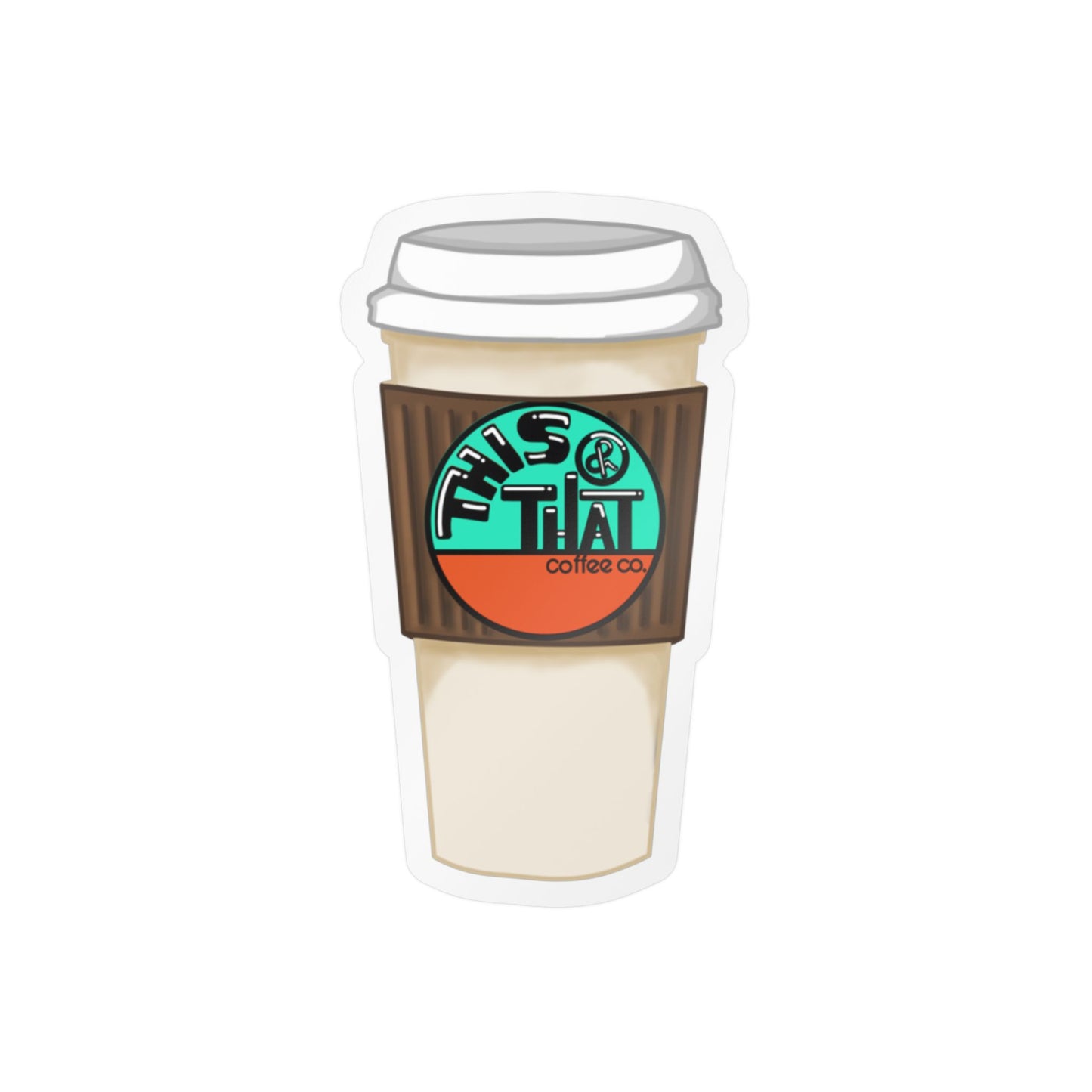T&T Coffee Co Cup Decal