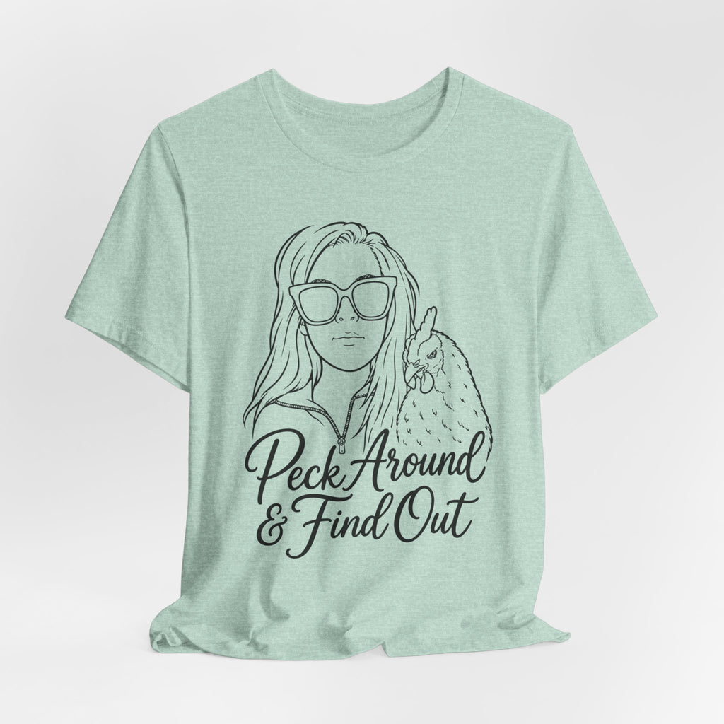 Peck Around Tee