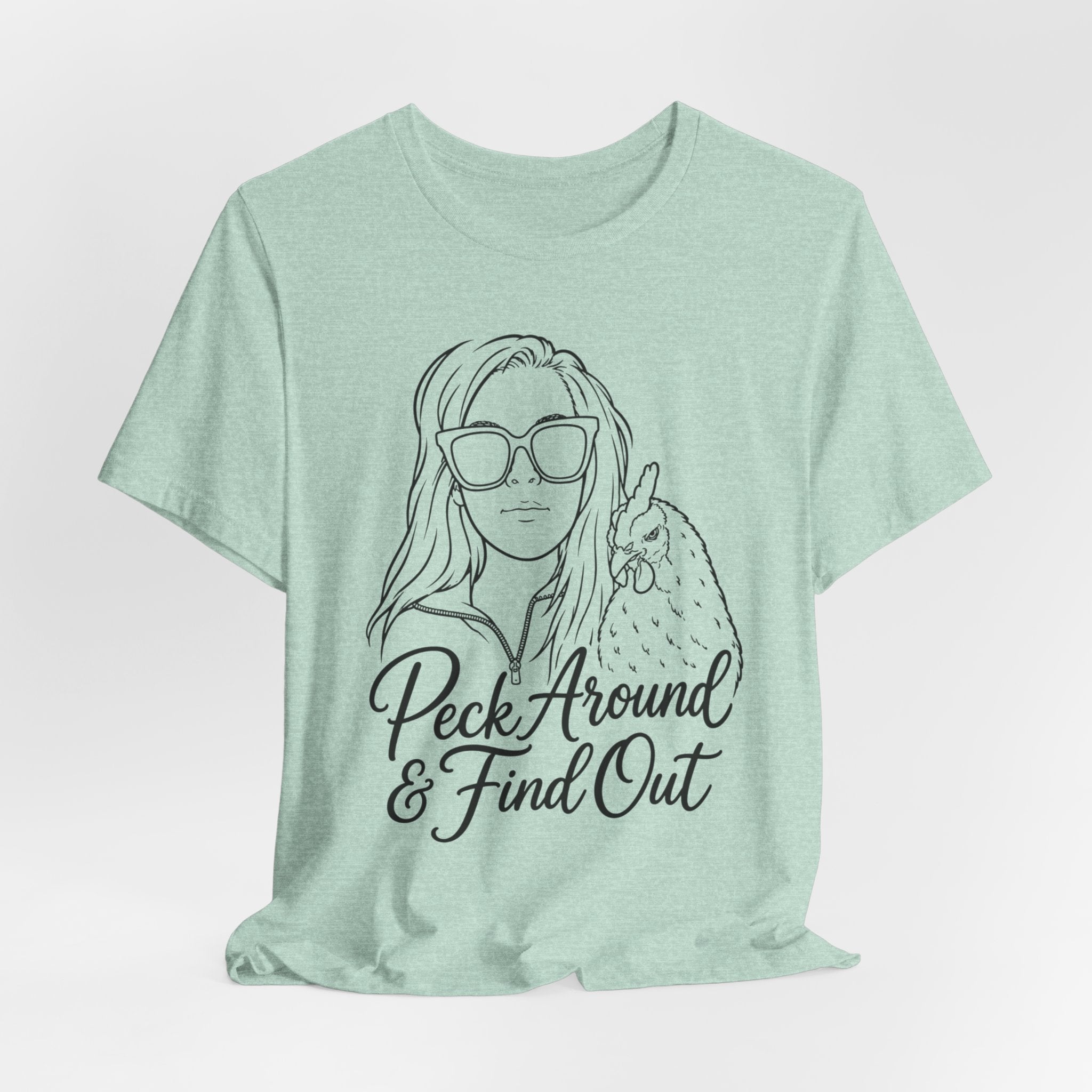 Peck Around Tee