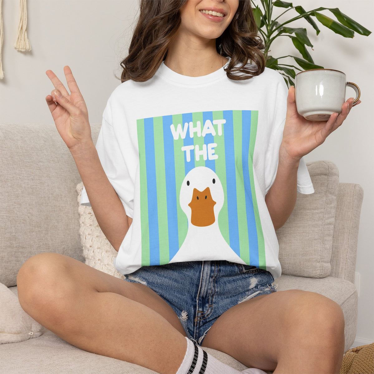 What The Duck Tee-COMFORT COLORS