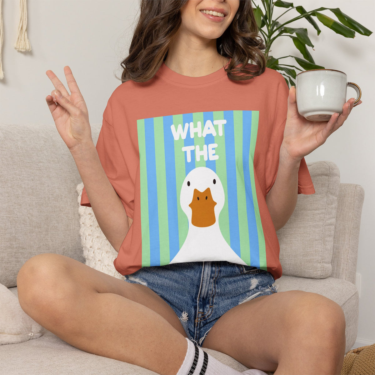 What The Duck Tee-COMFORT COLORS